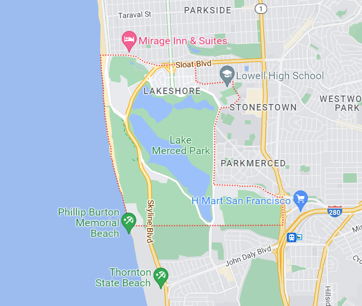 Lakeshore Lakeshore, San Francisco